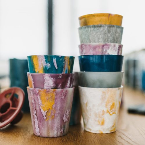 Recycled Materials Mug Give Away