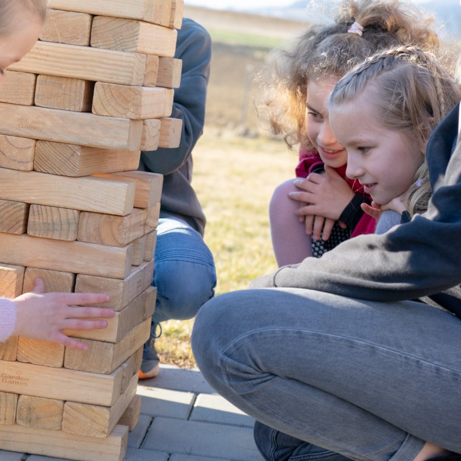Event package giant Jenga concentration children game tension